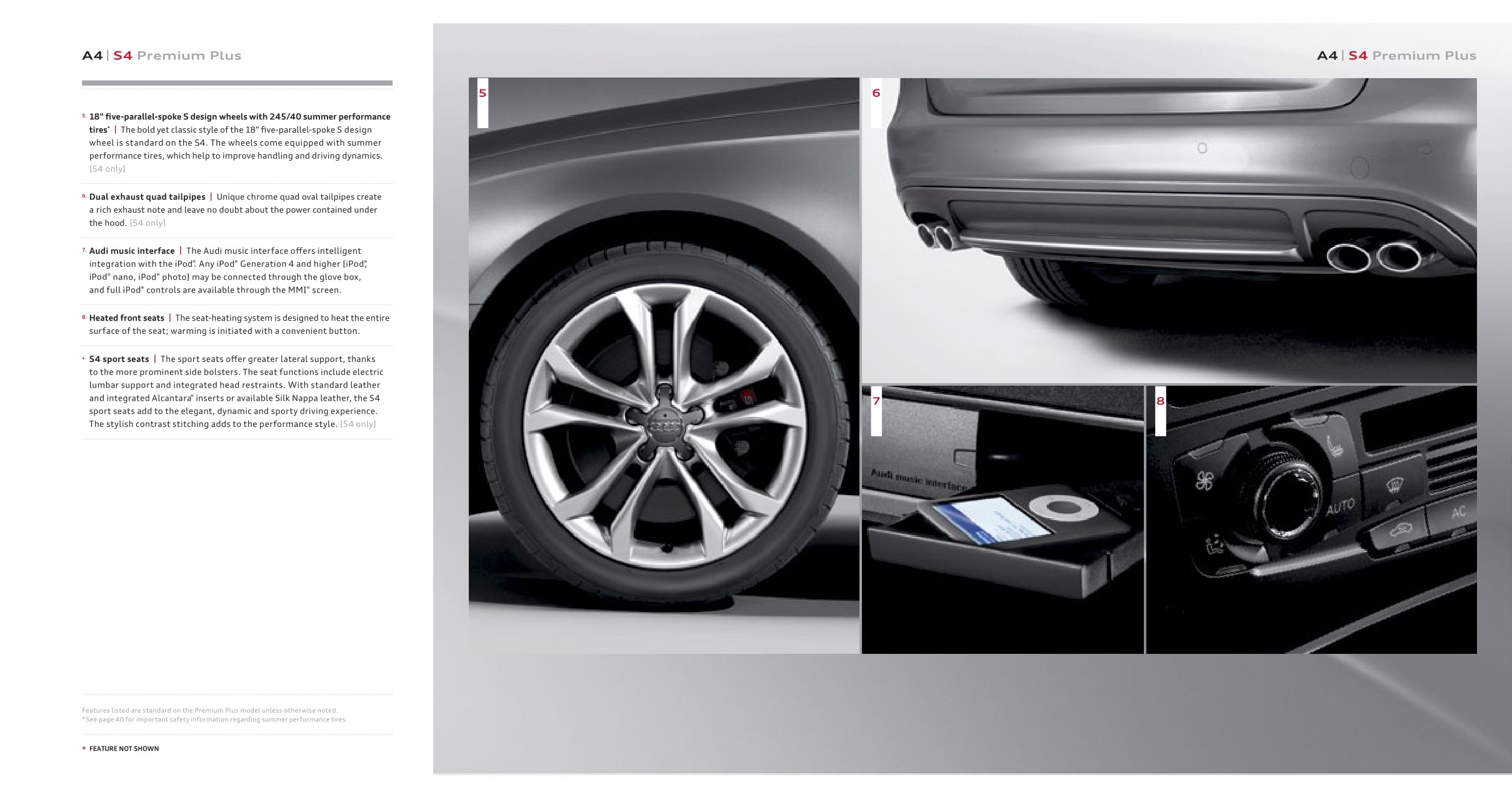 2010 Audi A4 Brochure Page 1